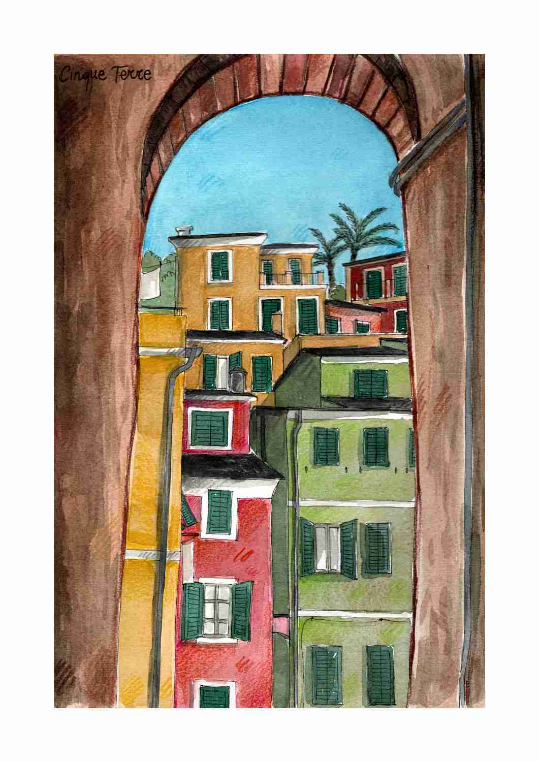 Scorcio delle Cinque Terre