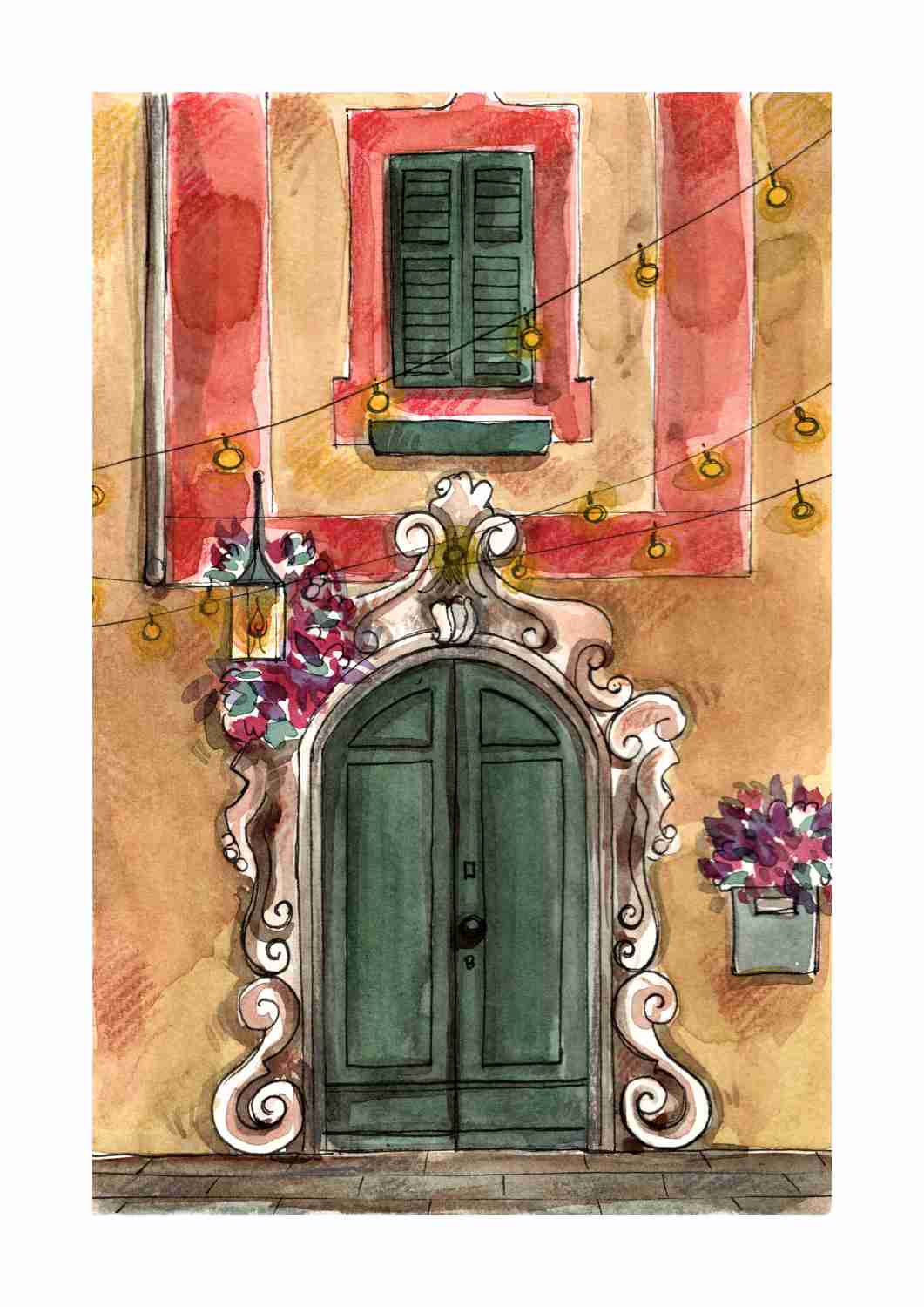 Una porta a Portofino